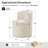 Chrysten 24''W Modern Channel-Tufted Backrest Dining Chair with Wheels-123348906