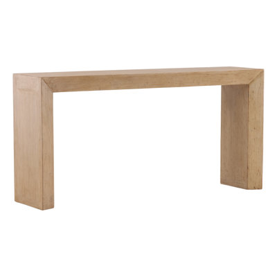 Sonya 65" Wide Solid Reclaimed Pine Console Table, Natural
