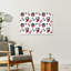 Motif fantaisiste d'animaux de Noël abstrait, paysage de chat contemporain, art mural-169137437