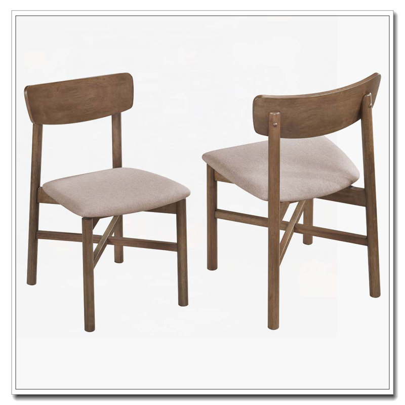 Chaise d'appoint en bois, Noyer naturel
