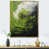 Toile avec cadre flottant or