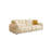 Beige Genuine Leather Modular Sofa cushion couch