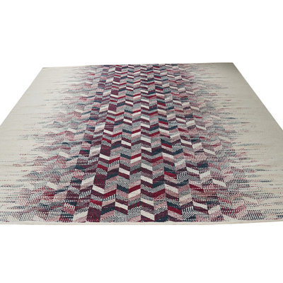 Tapis en laine tissé à plat Brenda