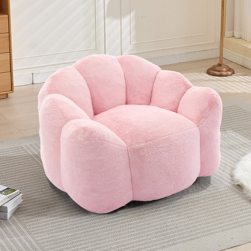 Fauteuil à billes pour le salon et la chambre à coucher, Pink Fabric