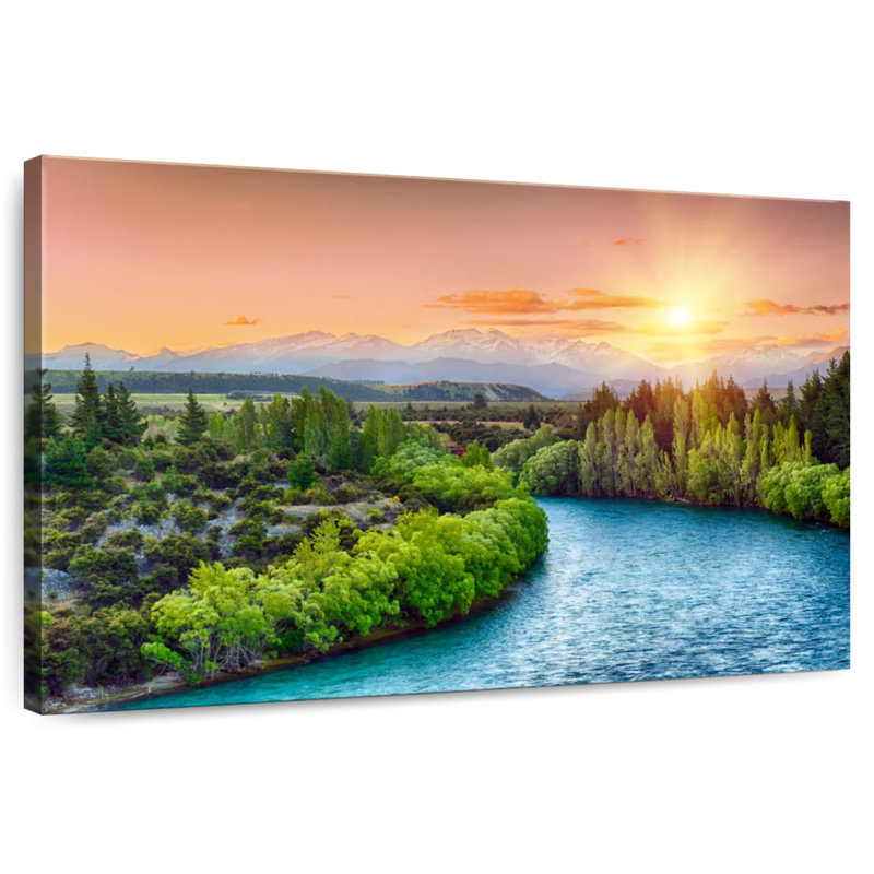 Alvord Clutha River Beautiful Sunset