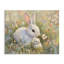Lapin blanc, Pâques et fleurs, design par Petal Prints Design-1479711250