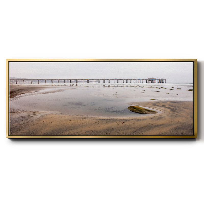 Scripps Pier- Framed Canvas