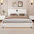 Modern RGB LED Bed Frame with Faux Leather and Bluetooth Speakers-116844502-116844504