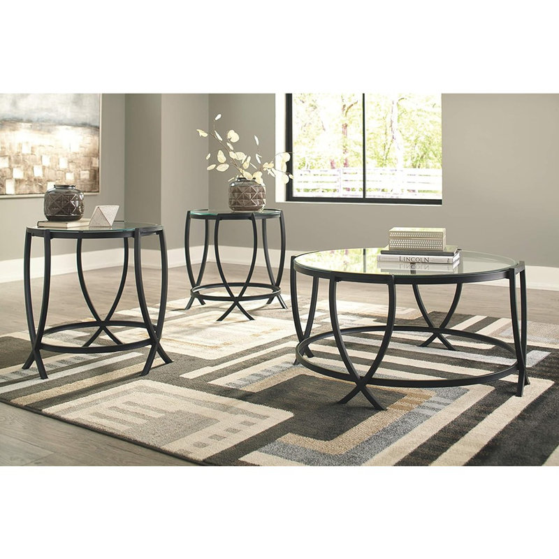 Ensemble de tables basses 3 pièces Casserly
