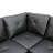 Monaco Vegan Leather 3-Piece Sectional Sofa Set With Chaise And Storage Ottoman-1127526138-1127526139