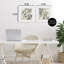Olive Branches in Pastel, ensemble de 2 reproductions encadrées sous verre, design par Mona Grace-1508231630-1508231627
