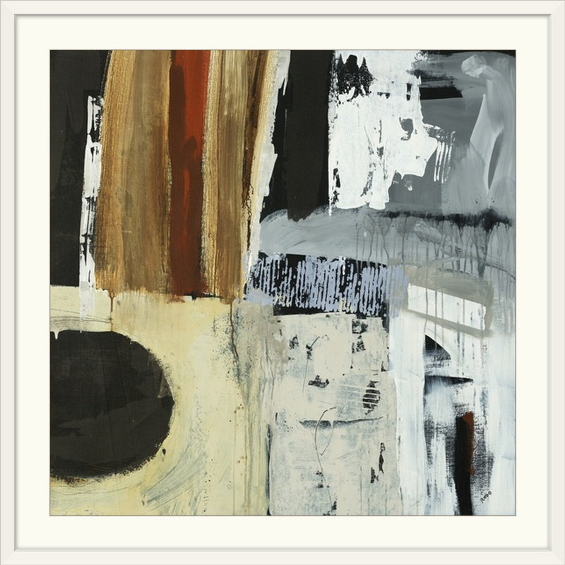 'Rust Belt I' Print, Encadré Blanc, 32" H x 32" L x 1" P
