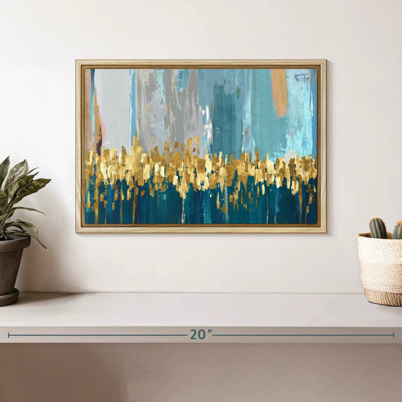 Starlight, Cadre flottant en bois naturel, 13 po x 9 po