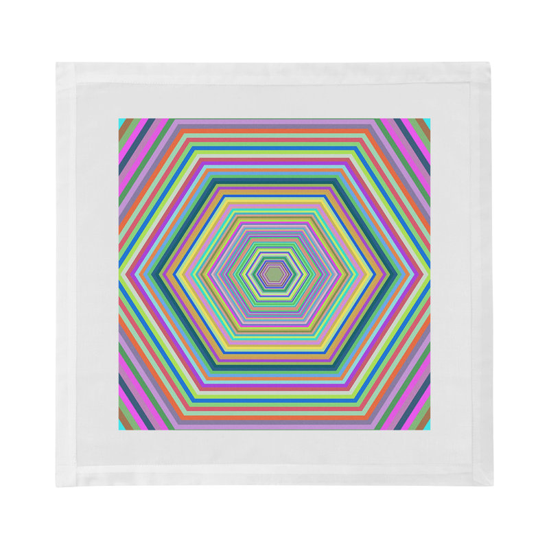 Hex Dylan Cotton Sateen Dinner Napkins