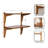 Meridien Tiered Solid Wood Wall Shelf-1243189887