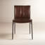 Chaise d'appoint en cuir Mayer-164675971
