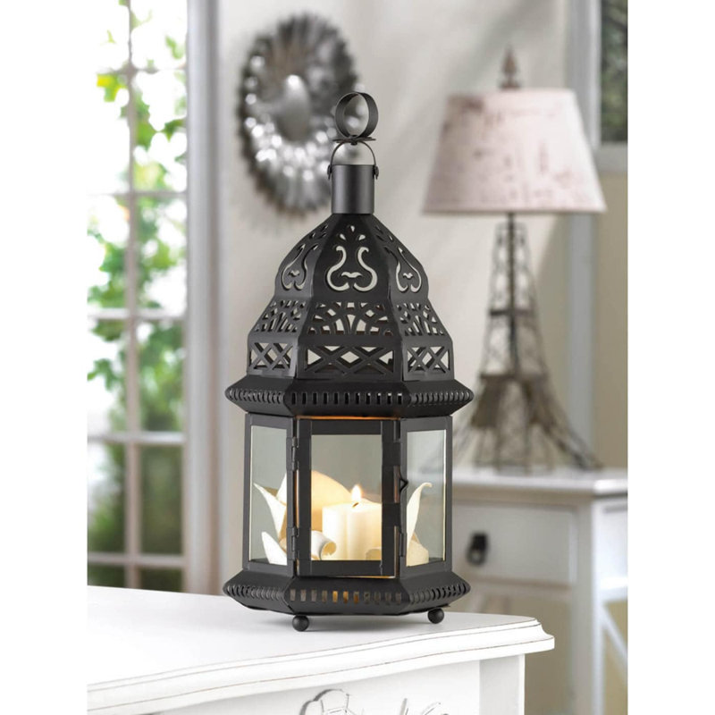Moroccan Birdcage Lantern | Vintage Iron Dome Candle Holder