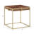 Simmerman Square Iron End Table