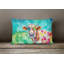Hippie Animal Cow Throw Pillow