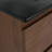Wall-Mounted Bathroom Vanity With Black Ceramic Sink