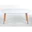 Table extensible, table de salle à manger, table de bureau, table basse, pieds en bois-797637265-797637268