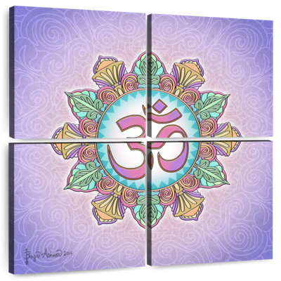Adella pastel Om Mandala
