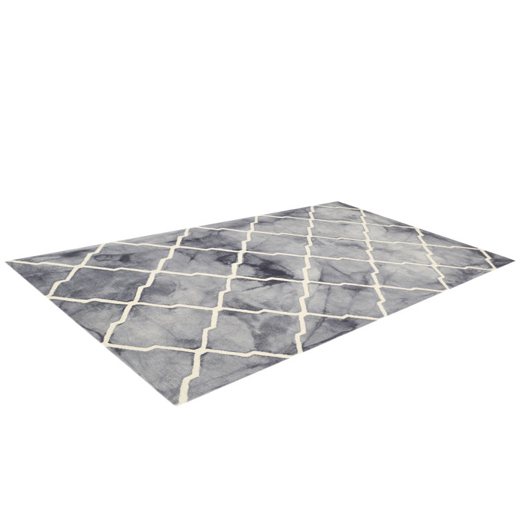 Geometric Wool Hand Woven Area Rug