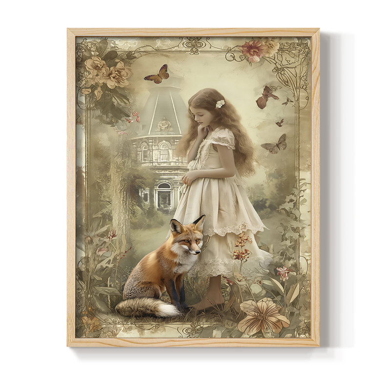 Reproduction encadrée WOMEN Series CECXCIX - bois massif, H 11 po x l 9 po