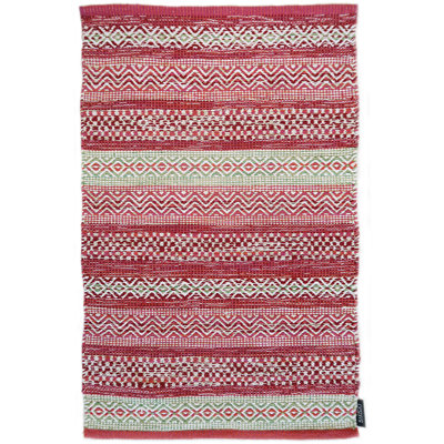 Saffron Striped Hand Woven Area Rug