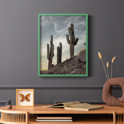 Desert Desert, reproduction encadrée - bois massif