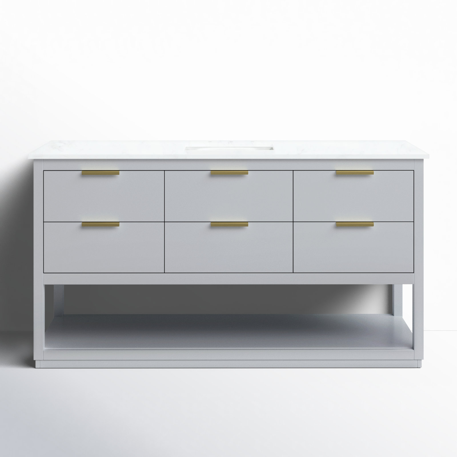 Felicity 60'' Single Bathroom Vanity, Gray