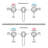 Widespread 2-handle Bathroom Faucet with Drain Assembly-82540529