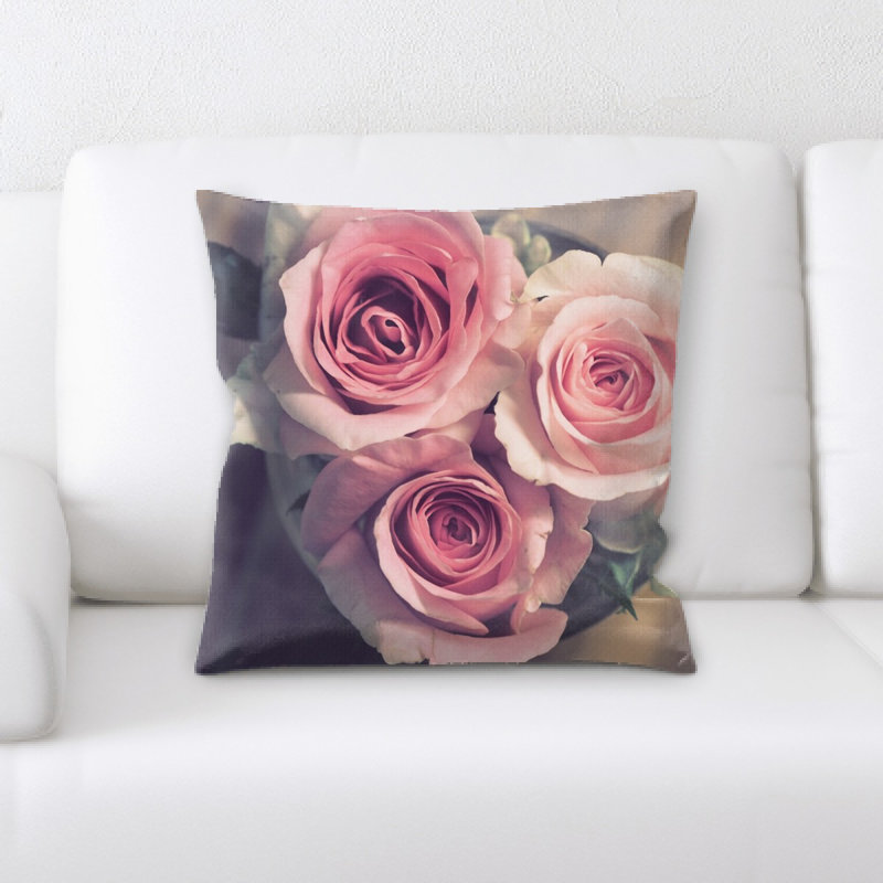Coussin rose