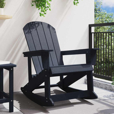 Adirondack Rocking Chair HDPE Outdoor Furniture Garden Seating Terrace
