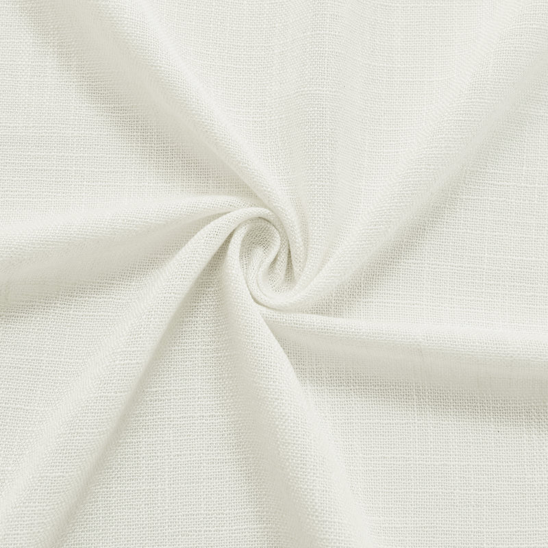 Paire de rideaux semi-transparents avec œillets Draycott, L 52 po x L 72 po, Polyester crème