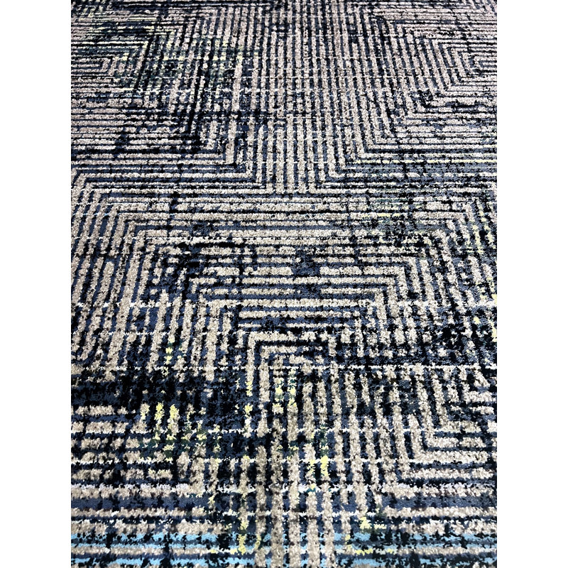 Geometric 100cm X 150cm Area Rug, Rectangle 100cm x 150cm