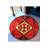 Red Theme Ethnic Motif Traditional Patterned Round Woven Base Vintage Decorative Carpet-196254615