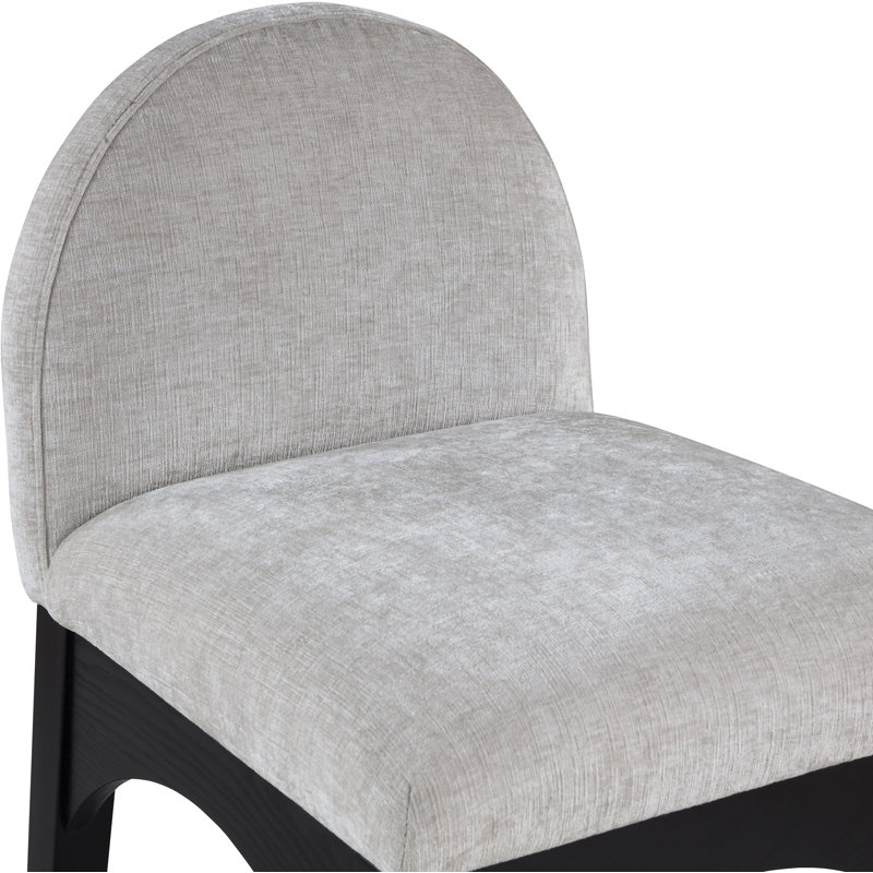 Tabouret de comptoir Waldorf, Noir, noir, noir, noir, Gris chenille