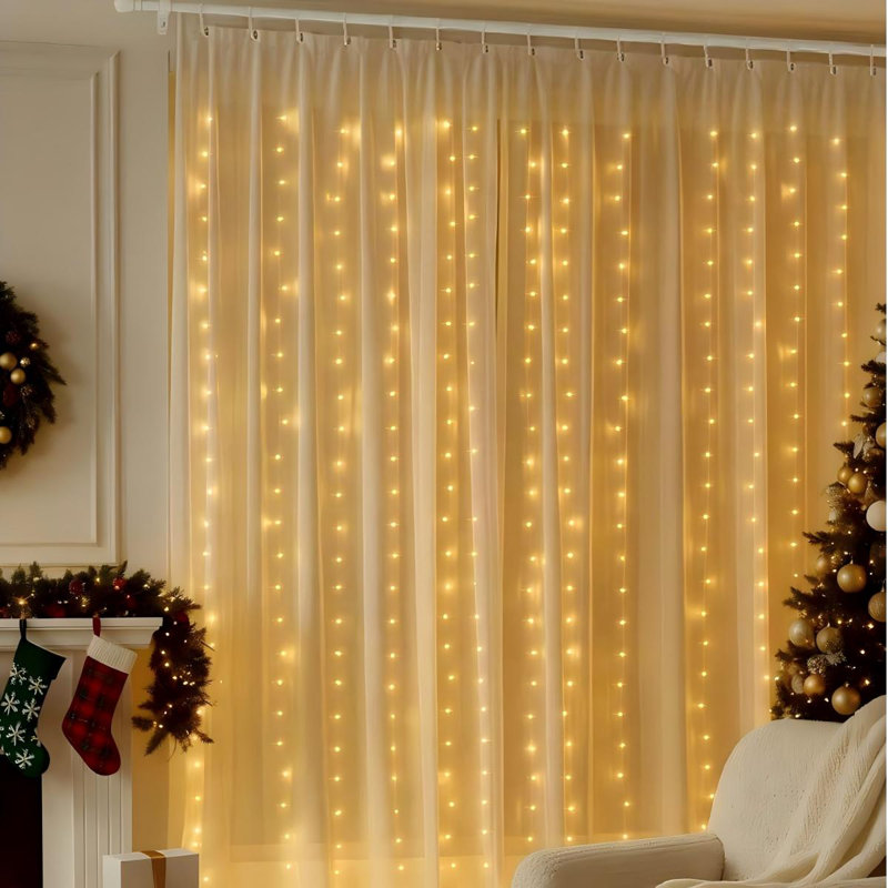 300LED Curtain String Lights,Hanging Decor