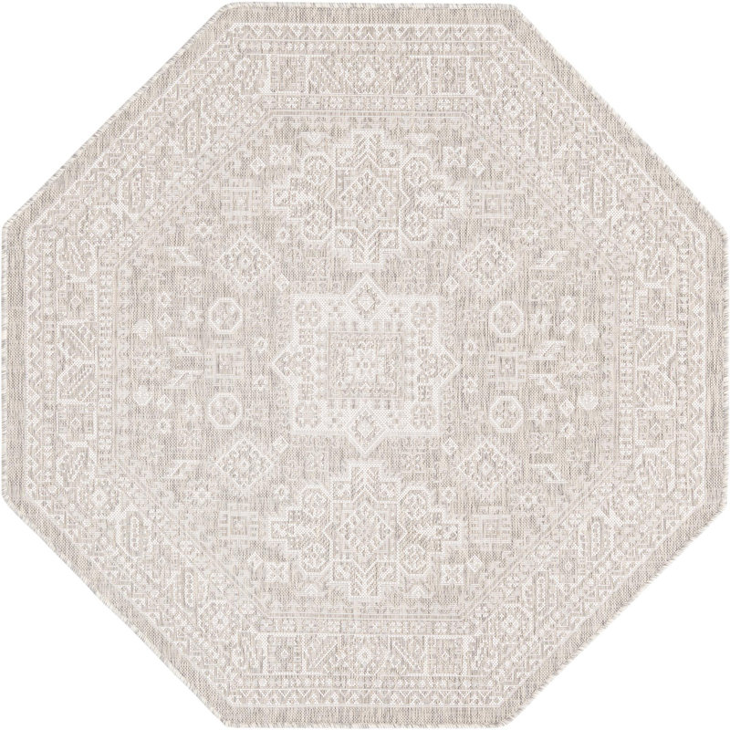 Tapis d'extérieur Chand, Octogone 7 pi 10 po