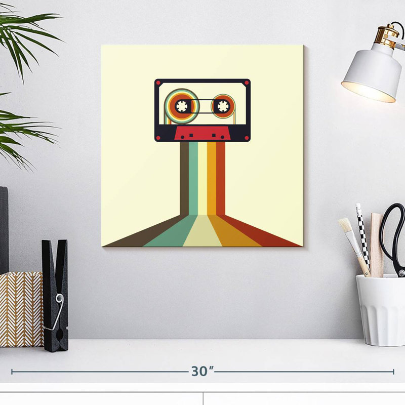 Abarca Retro Cassette, 16" H x 16" W