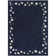 Lorccan Navy/White Area Rug