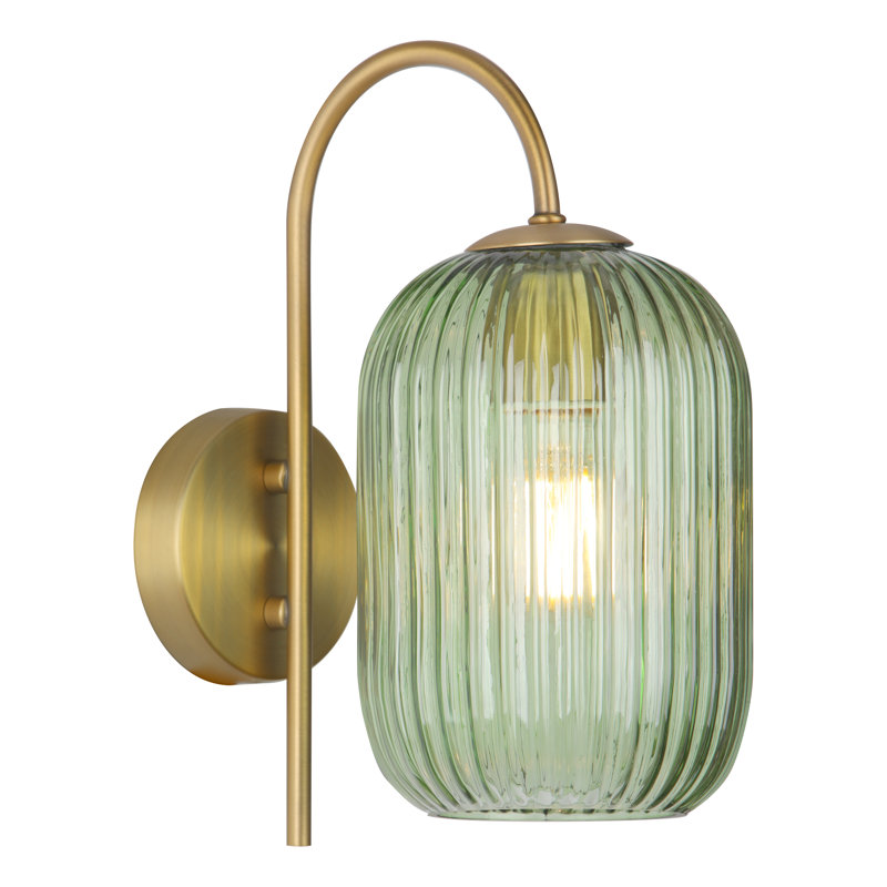 Wall Light, Bronze, Green
