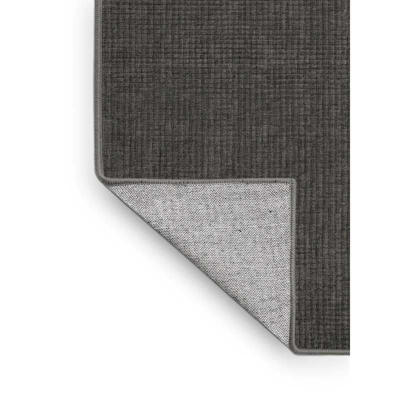 Machine Washable Solid Gray Area Rug, Rectangle 2' x 3'