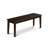 6 Piece Kitchen Table & Chairs Set Contains a Rectangle Dining Table and 4 Faux Leather Dining Room Chairs with a Bench, 36x60 Inch, Cappuccino-1169475550-1075362609