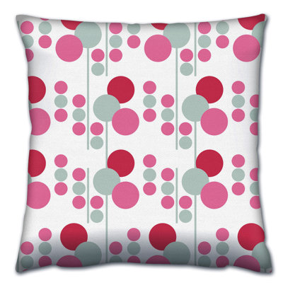 Coussin lavable de qualité supérieure, 17,0 x 17,0 pouces, 50% coton / 50% polyester, rembourrage en silicone, fermeture à glissière dissimulée | Doux, confortable et repassable | Parfait pour la décoration intérieure, le salon et la chambre à cou