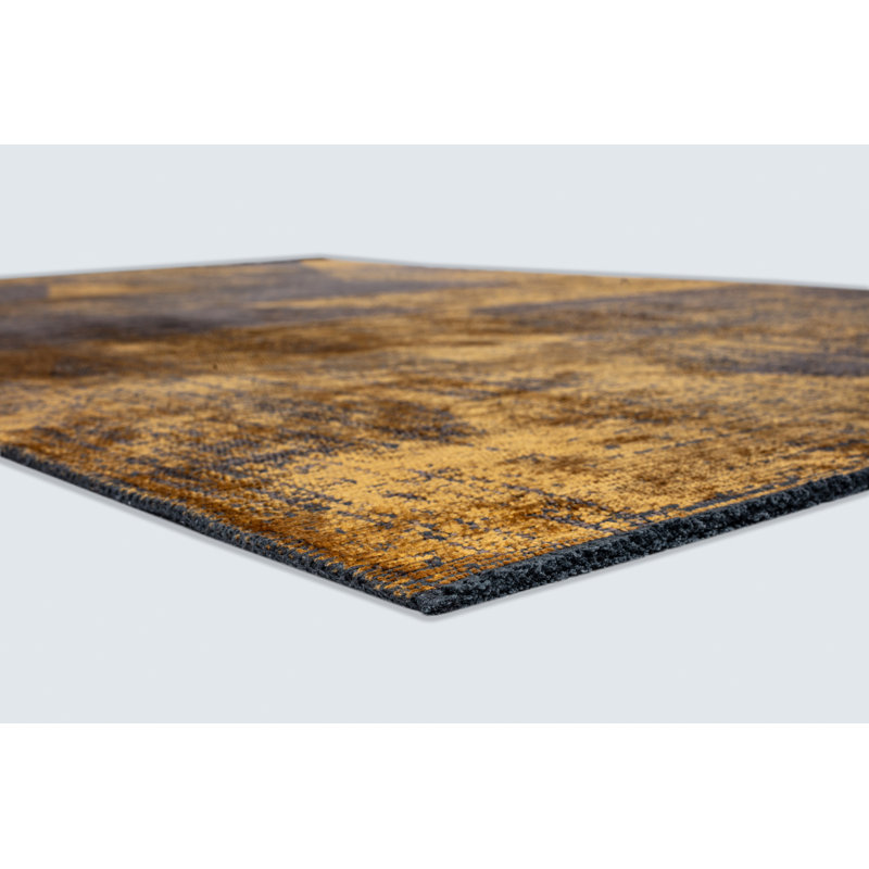 Rapture Orange/Brown Abstract Luxury Area Rug, Rectangle 7'10" x 9'10"