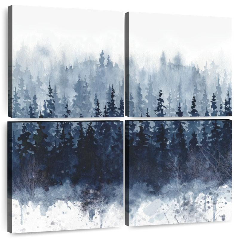 Forêt indigo Alvord, H 32 po x l 32 po