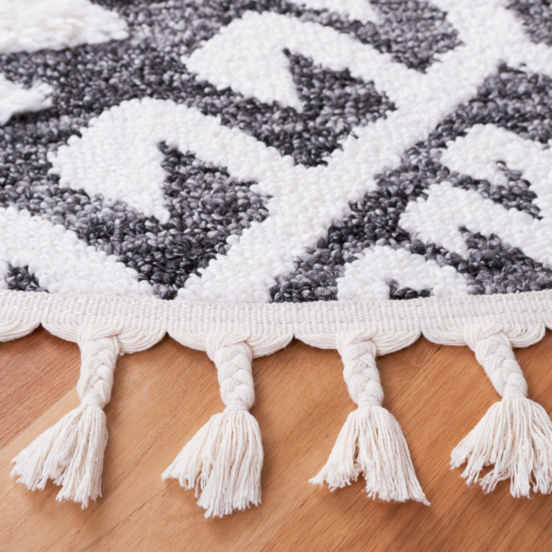 Moroccan Tassel Shag Performance Southwestern Rug, Rectangle 9' x 12'