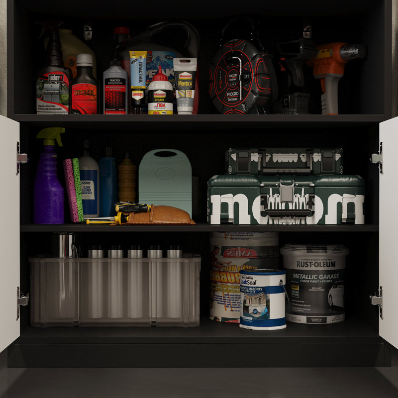 2 Door Garage Cabinet With Lock